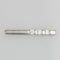 Pendentif Pendentif or blanc ligne de diamants 58 Facettes 18-389