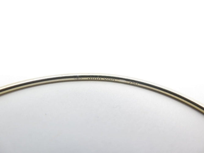 Bracelet bracelet DINH VAN serrure 334101 en or blanc 18k 5.9gr 17 cm 58 Facettes 246769