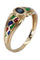 Bague 53 BAGUE MODERNE SAPHIR ÉMAIL 58 Facettes 076041