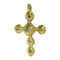 Pendentif Croix baroque diamants taillés en rose 58 Facettes 23096-0089
