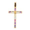 Pendentif Guy Laroche Pendentif Croix Or jaune Améthyste 58 Facettes 2270798CN