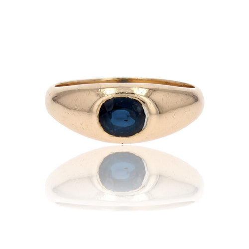 Bague 49 Bague jonc or jaune saphir 58 Facettes 22-518