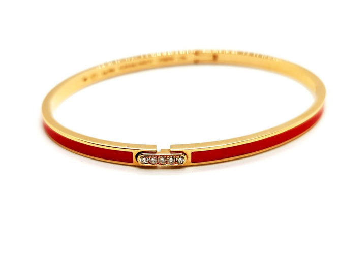 Bracelet Chaumet Bracelet Jonc Liens Or rose Diamant 58 Facettes 1600575CN