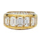 Bague 54 Bague pavage en or jaune et diamants. 58 Facettes 31848