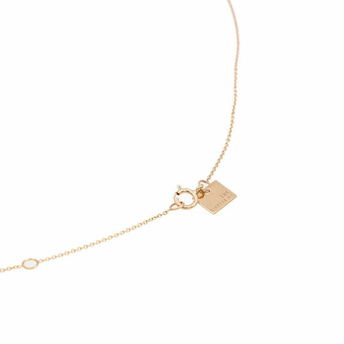 Pendentif Ginette NY Collier Etoile Mini Open Star On Chain Or rose 58 Facettes 2519185CN