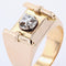 Bague 58 Chevalière tank or diamant 58 Facettes 22-070