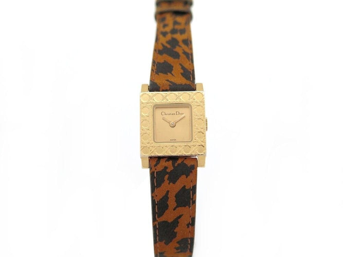 Montre montre CHRISTIAN DIOR la parisienne quartz 19mm plaque or + 4 bracelets 58 Facettes 254714
