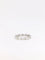 Bague Alliance américaine or blanc 13 diamants taille baguette 58 Facettes 812