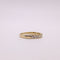 Bague Alliance demi-tour 11 Diamants or jaune 58 Facettes