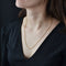 Collier Chaine or jaune maille grain d'avoine 58 Facettes 13-172C