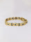 Bracelet Bracelet en or et saphirs ovales et calibrés 58 Facettes J224
