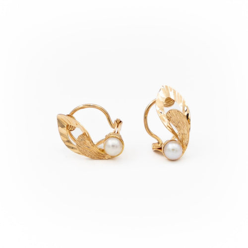 Boucles d'oreilles Boucles d'oreilles Or jaune Perle 58 Facettes 1613469CN