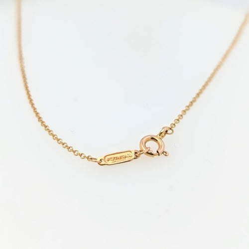 Collier Colliers cœur Tiffany&co en or jaune 58 Facettes 25044