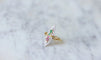 Bague Bague marquise serpent émeraudes, rubis, et diamants 58 Facettes