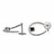 Boucles d'oreilles Dinh Van Boucles d'oreilles Créoles Le Cube Diamant Or blanc Diamant 58 Facettes 2865689RV