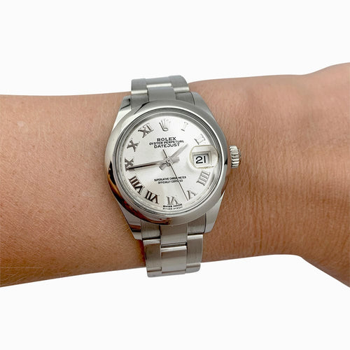 Montre Montre Rolex "Oyster Perpetual Datejust" en acier. 58 Facettes 31562