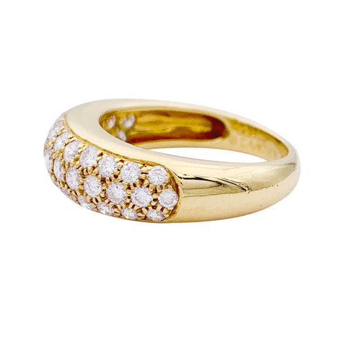 Bague 51 Bague Cartier, "Mimi", or jaune, diamants. 58 Facettes 33054