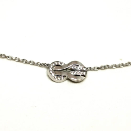 Collier Fred Collier Pendentif Chance infinie Or blanc Diamant 58 Facettes 1875651CN