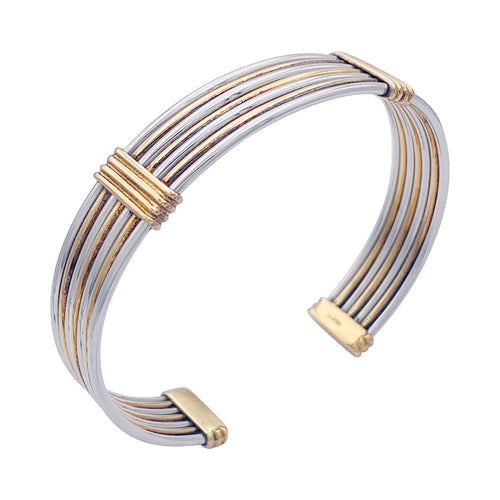 Bracelet Bracelet Cartier or jaune et acier. 58 Facettes 32095