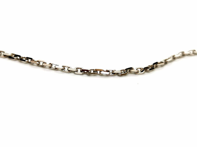 Collier Collier Maille forçat Or blanc 58 Facettes 1152874CD