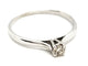 Bague 53 Bague Solitaire Or blanc Diamant 58 Facettes 1430574CN
