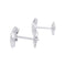 Boucles d'oreilles Boucles d'oreilles Chanel, "Comète", or blanc, diamants. 58 Facettes 32612