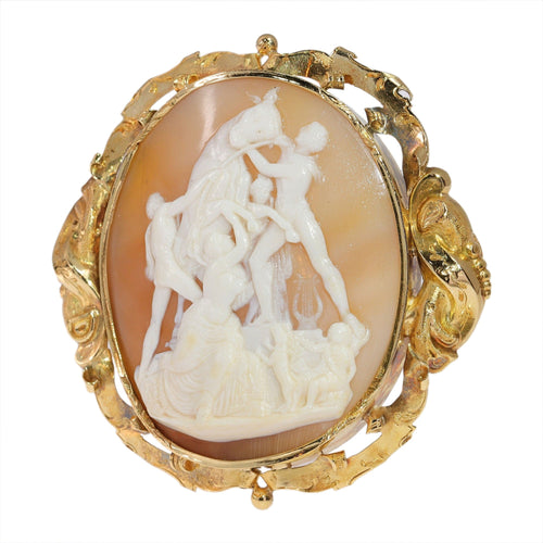 Broche Broche camée Le Taureau Farnèse 58 Facettes 23271-0317
