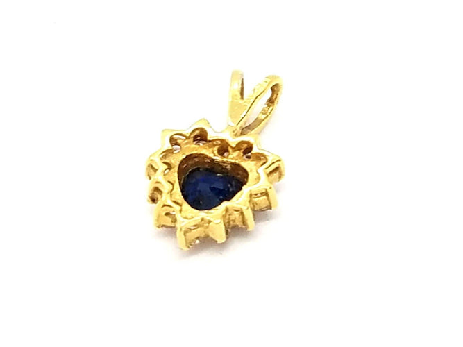 Pendentif Pendentif Or jaune Saphir 58 Facettes 06547CD