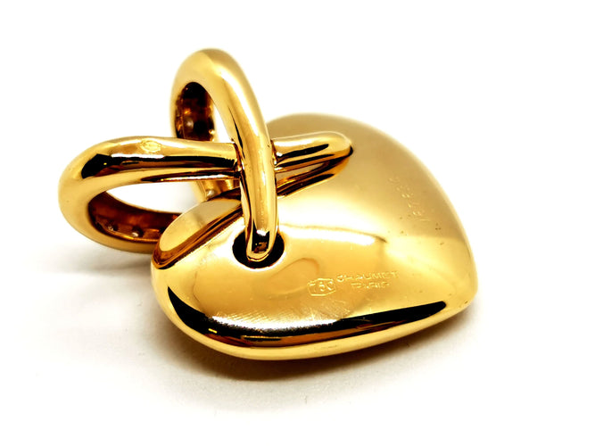 Pendentif Chaumet Pendentif Coeur Liens Or jaune Diamant 58 Facettes 1186440CN