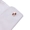 Boutons de manchette Boutons de manchette Fred, or jaune et jaspe. 58 Facettes 32692
