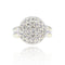 Bague 44 Bague occasion pavage de diamants 58 Facettes 21-189C