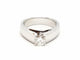 Bague 54 Bague Solitaire Or blanc Diamant 58 Facettes 578738RV