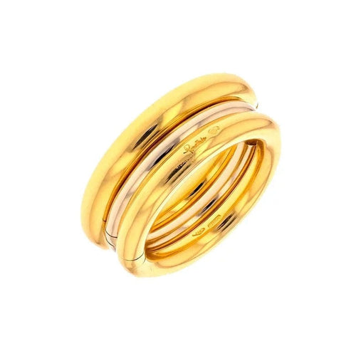 Bague 54.5 Bague signée POMELLATO 2 ors 25.31 g 58 Facettes 194068