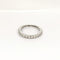 Bague Alliance en or blanc et diamants 58 Facettes 21207