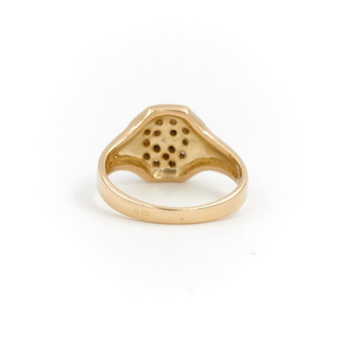 Bague 50 Bague Chevalière Or jaune Diamant 58 Facettes 1597908CN