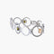 Bracelet Or Blanc BRACELET «YUMA» OR, MORGANITES & MOLDAVITES 58 Facettes BO/220080