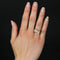 Bague 60 Bague tank noeud or rose 58 Facettes CV91