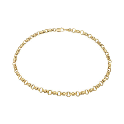Collier Collier vintage maille marine en or jaune. 58 Facettes 31574