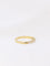 Bague 54 Demi-Alliance américaine en or jaune et diamants 58 Facettes J74