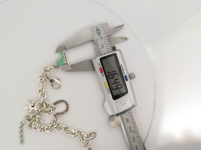 Bracelet bracelet TIFFANY & CO chaine a breloques charms 19 argent 58 Facettes 254453