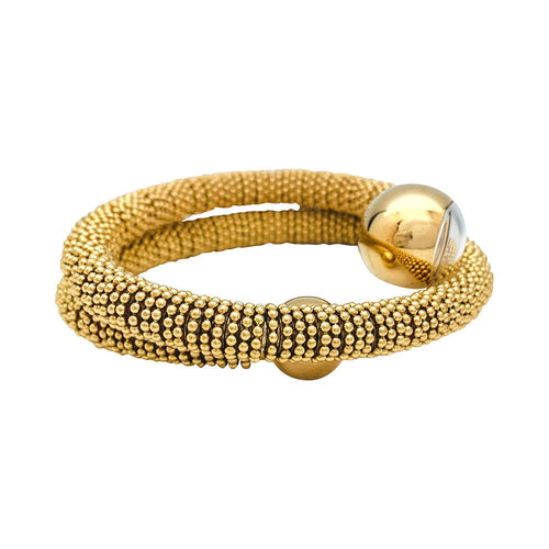 Montre Montre Van Cleef & Arpels "Liane Serpent" trois tours en or jaune. 58 Facettes 30892
