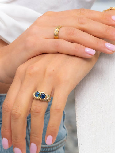 Bague 52 Bague Or jaune Saphir 58 Facettes 2303175CN