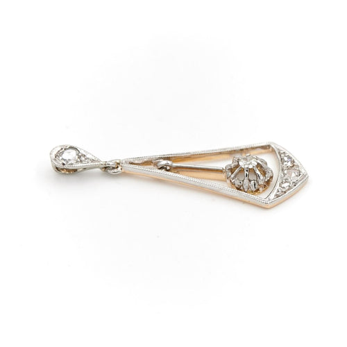 Pendentif Pendentif Art déco Or blanc Diamant 58 Facettes 2024923CN