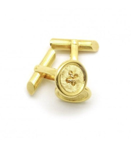 Boutons de manchette Jaune / Or 750 Boutons de manchettes Or jaune 58 Facettes R160439