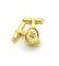 Boutons de manchette Jaune / Or 750 Boutons de manchettes Or jaune 58 Facettes R160439