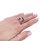 Bague 56 Bague Chimento or, nacre et diamants. 58 Facettes 32401
