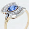 Bague 54 Bague ancienne art déco saphir diamants 58 Facettes 22-048