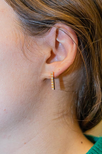 Boucles d'oreilles Chopard Boucles d'oreilles Puces Ice cube Or rose Diamant 58 Facettes 2834724CN