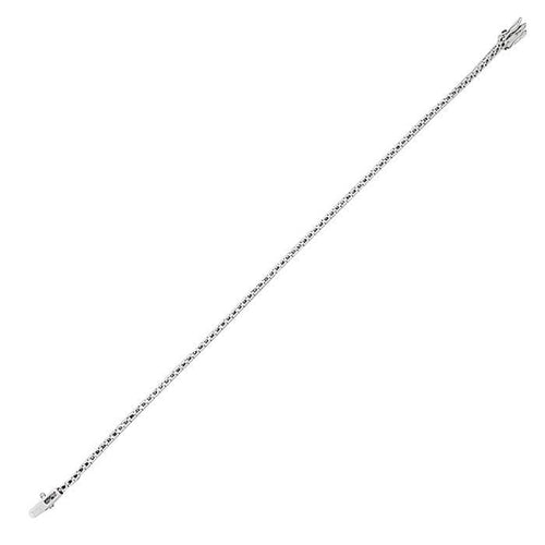 Bracelet Ligne tennis or blanc diamants. 58 Facettes 31789