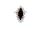 Bague 54 Bague Or blanc Rubis 58 Facettes 726701CN